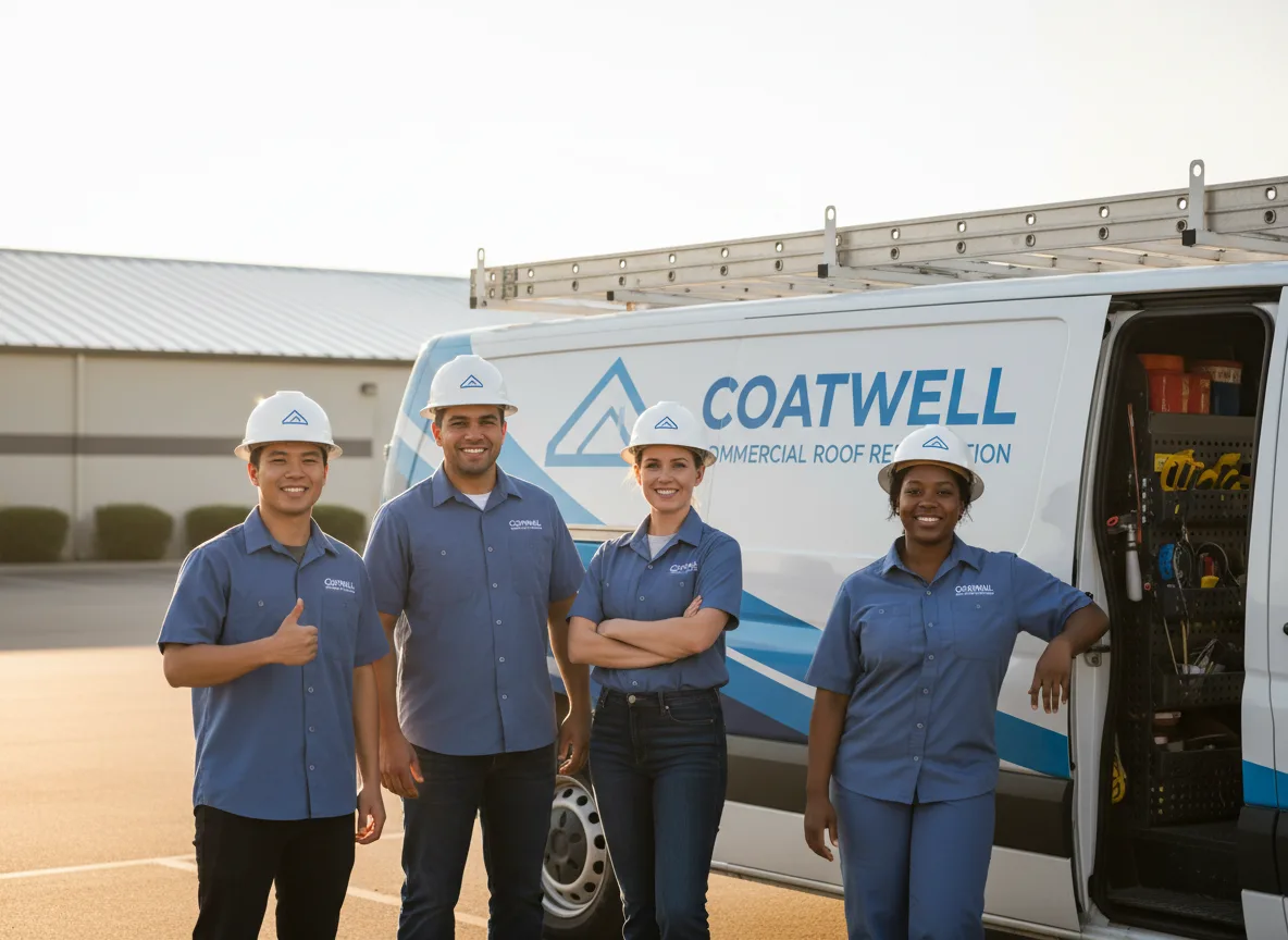 Commercial roof coating company in Energy, IL